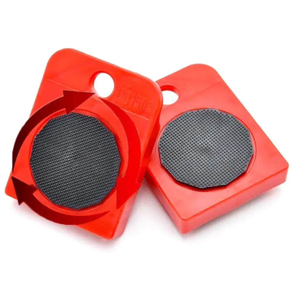 Elevador y transportador de muebles con ruedas, herramienta resistente para mover muebles, con mango ergonómico, elevador y deslizadores para facilitar el transporte.