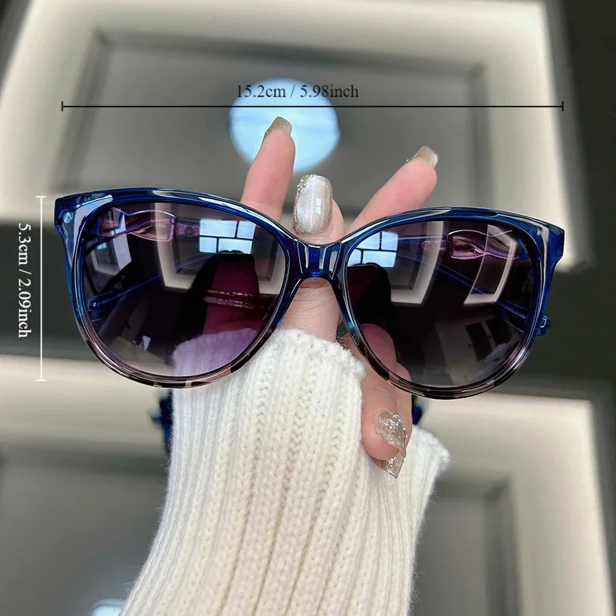 Gafas de sol retro tipo ojo de gato para mujer y hombre, estilo vintage de moda, gafas de sol de diseñador para hombre y mujer, lentes espejo ideales para viajes.