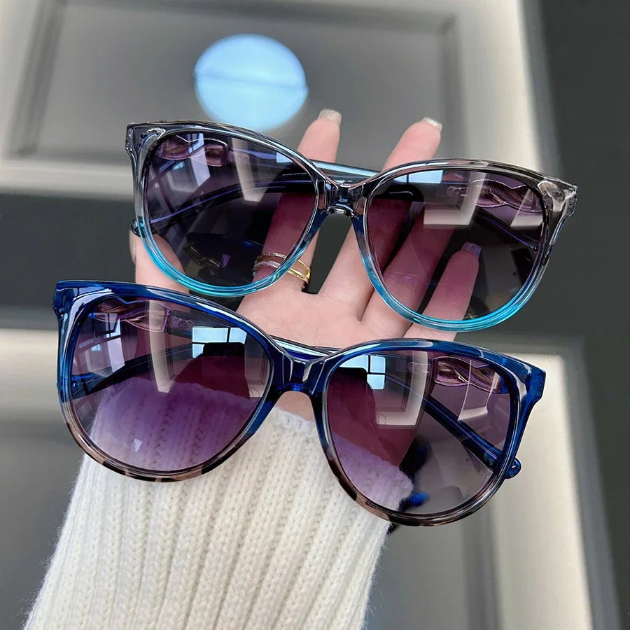 Gafas de sol retro tipo ojo de gato para mujer y hombre, estilo vintage de moda, gafas de sol de diseñador para hombre y mujer, lentes espejo ideales para viajes.