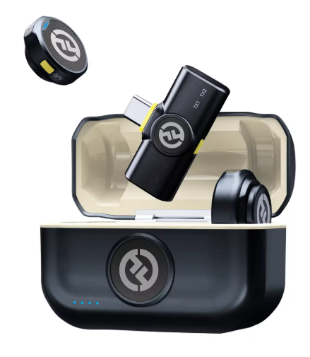 Professional Wireless Lavalier Microphone with Noise Cancellation